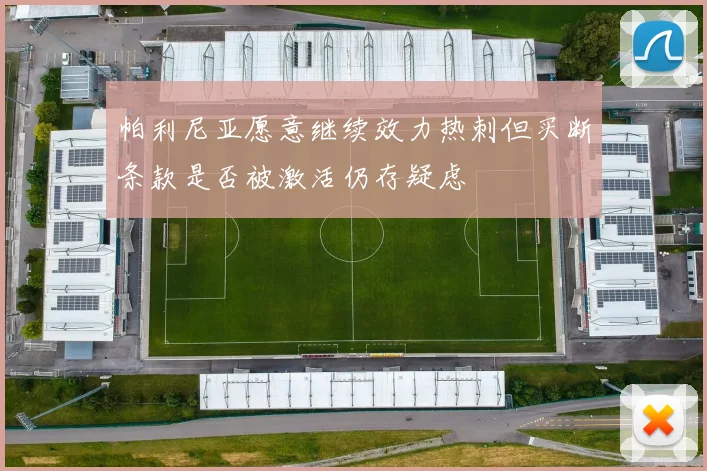 帕利尼亚愿意继续效力热刺但买断条款是否被激活仍存疑虑